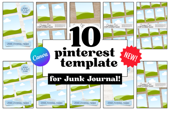 10 Junk Journal Pinterest Pins: Elevate Your Digital Product Listings