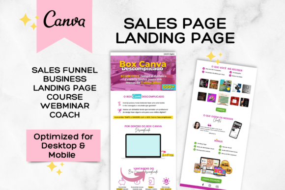 A Clean, High-Converting Canva Sales Page Template