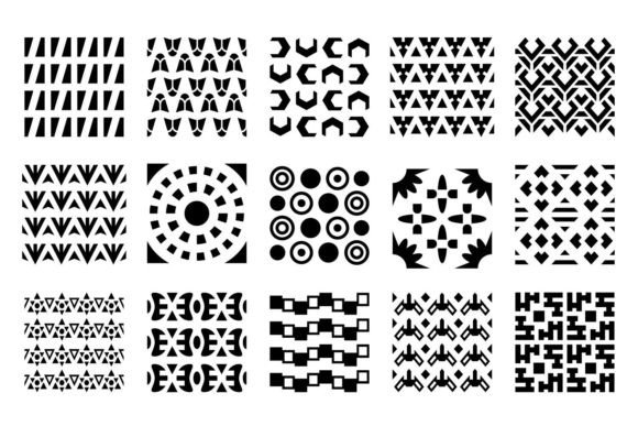 Black and White Pattern: A Designer's Geometric Toolkit