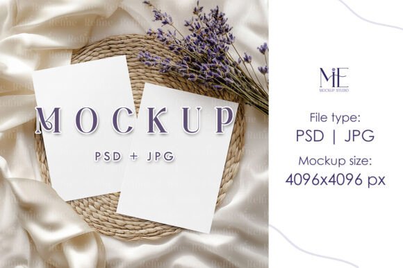 Double Invitation Mockup Greeting Card: Elevate Your Designs