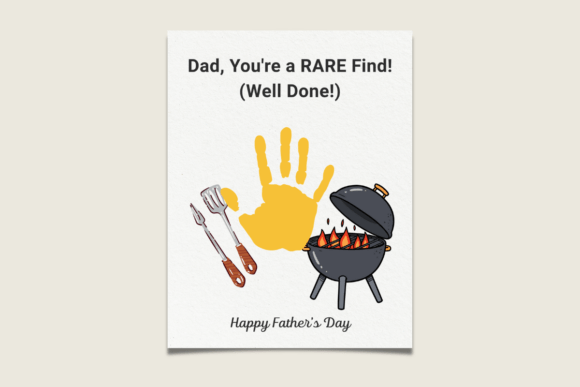 Fire Up Dad's Heart: A Guide to BBQ Handprint Father's Day Art