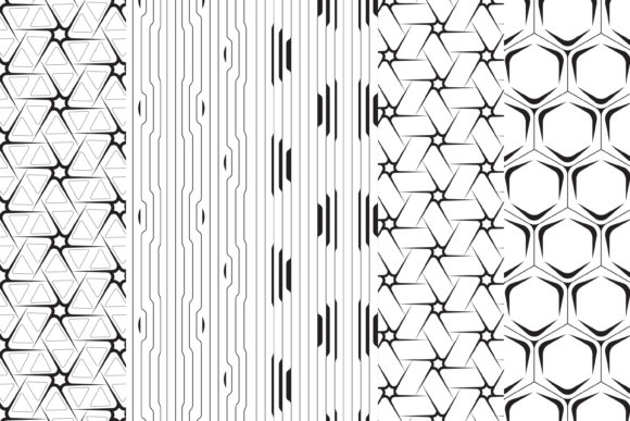 Geometric Pattern Background Set: Your Go-To Design Asset