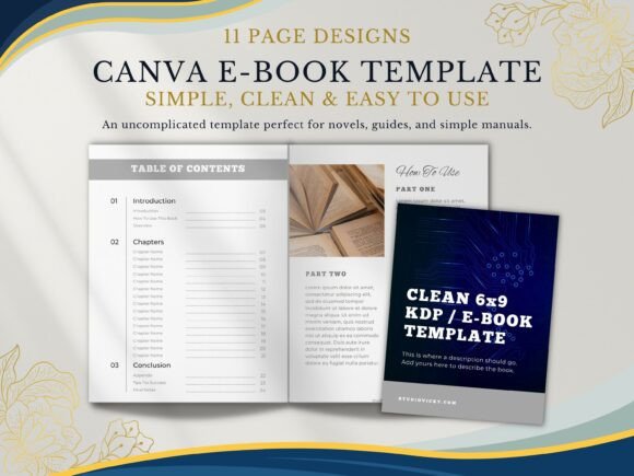 Master KDP Publishing: The Canva Book Template for 6x9 E-Books
