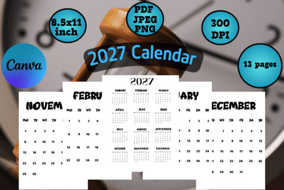 Master Your Year with the 2027 Calendar 2 Template