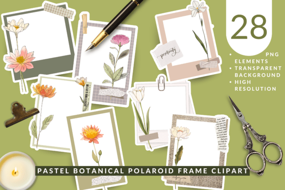 Soft Florals Meet Vintage Charm in These Botanical Frames