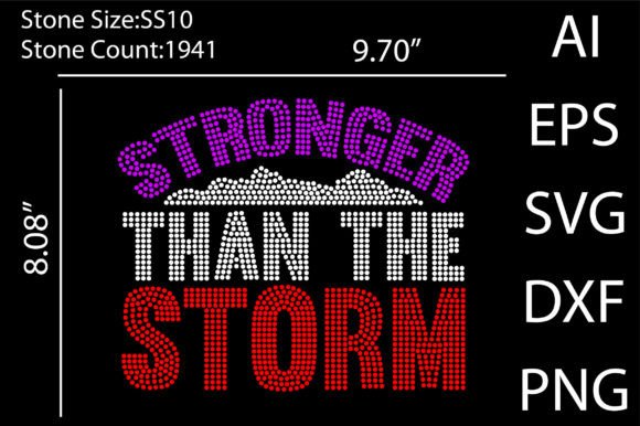 Stronger Than the Storm Rhinestone: A Bold Asset for Resilient Design