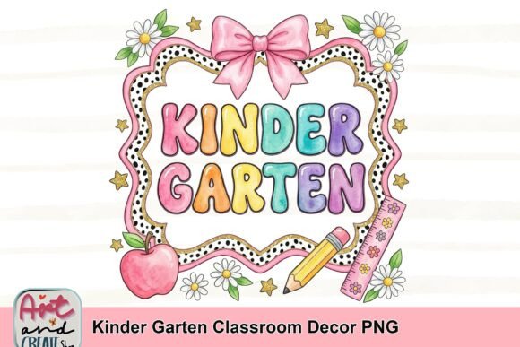Whimsical Learning: Using Kinder Garten Classroom Decor PNG